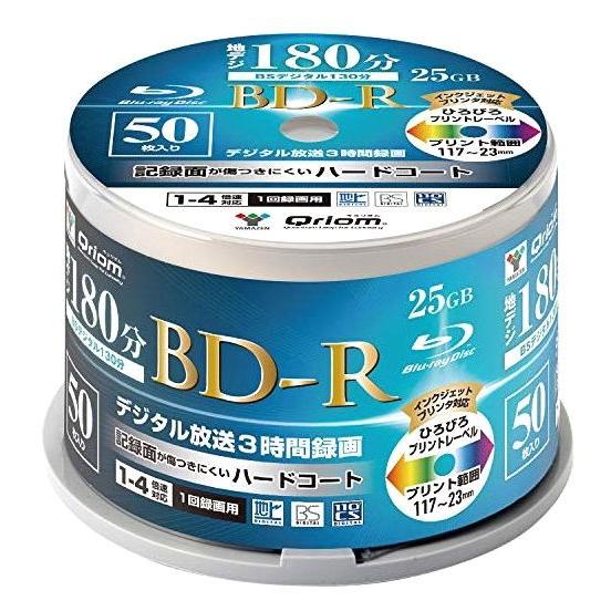 ＹＡＭＡＺＥＮ（山善）　ブルーレイディスク５０枚（スピンドル）ＢＤ−Ｒ５０ＳＰ