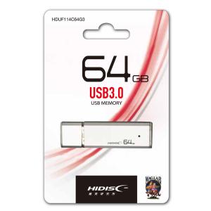 ＨＩＤＩＳＣ　キャップ式ＵＳＢメモリ　６４ＧＢ　ＵＳＢ３．０｜komeri