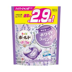 Ｐ＆Ｇ　ボールドジェルボール４Ｄ　ホワイトラベンダー＆ジャスミン　詰替用ハイパージャンボ　３２個入り 9個セット｜komeri