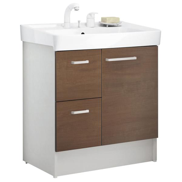 ＬＩＸＩＬ　ＩＮＡＸ　洗面台　Ｄ７シリーズ　シャワー水栓　方引出し　寒冷地用　クリエモカ　Ｄ７Ｈ５−...