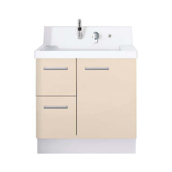 ＬＩＸＩＬ　洗面化粧台　Ｋ１シリーズ　引出タイプ　間口７５ｃｍ×高さ８０ｃｍ　ライトベージュ　一般地...