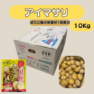 10Kg 種芋 アイマサリ 混玉 切り口保護材1袋添付サービス ジャガイモ じゃがいも PVP 栽培用 秋ジャガ 種芋