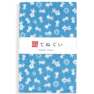 IRODORI 手ぬぐい 日本製 ひょうたん 瓢箪 黄色 端がほつれない 和柄