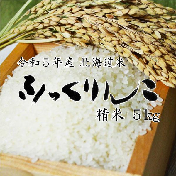 米 米5kg お米 北海道米 ふっくりんこ 白米 5kg 令和５年産 送料無料　