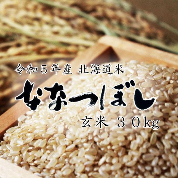 米 米30kg 北海道米 ななつぼし 玄米 30kg 令和５年産 精米無料 送料無料 お米