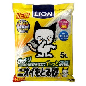 ライオン商事 ニオイをとる砂 5L×4個入りの詳細画像1