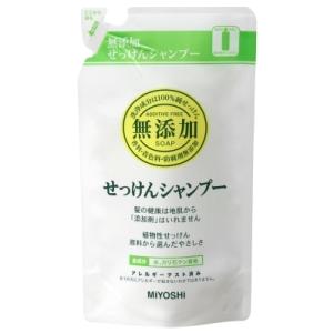 ミヨシ石鹸　無添加石鹸シャンプー詰替　３００ｍｌ