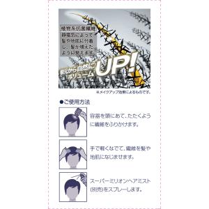 スーパーミリオンヘアー 30g ブラック (色...の詳細画像3