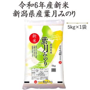 新米　令和５年産　白米　5kg「新潟産葉月みのり」　送料無料(一部地域を除く)