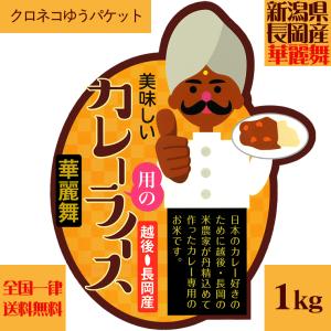 新潟県長岡産 美味しい カレー用 のライス（令和4年産）1kg 【クロネコゆうパケットでお届け】 送料無料