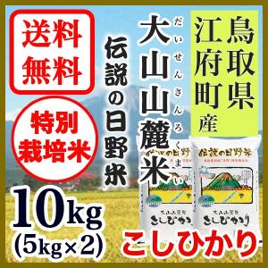 米 お米  白米 特別栽培米  こしひかり 鳥取県 江府町産 伝説の 日野米 5kg 2袋 令和 5年産｜米屋 清米衛 ヤフー店