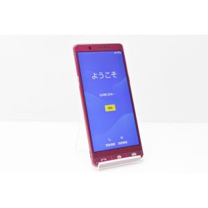 softbank SHARP シンプルスマホ5 A001SH Android スマートフォン 赤ロム...