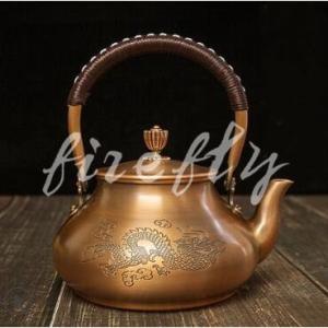 在庫品限り！ 紫銅 銅製ポット お茶沸かし やかん ティーポット