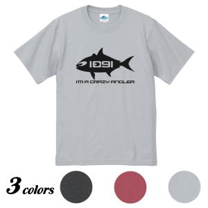 釣り Tシャツ 2024リミテッドカラー フィッシュ クレイジーアングラー1091 Tシャツ 入れ食い｜komo