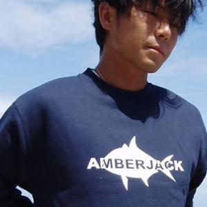 釣り トレーナー スウェット AMBER JACK アンバージャック カンパチ トレーナー