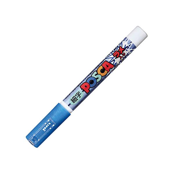 三菱鉛筆 水性ペン ポスカ ラメ入り 細字 ブルー PC3ML-33
