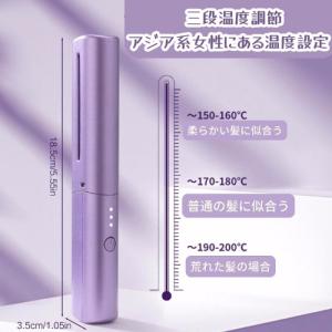 人気コスパ商品! ブラシアイロン ヘアアイロン...の詳細画像2