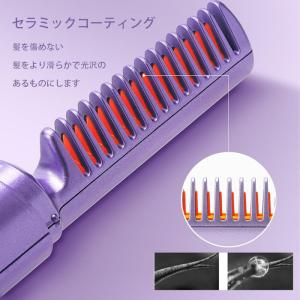 人気コスパ商品! ブラシアイロン ヘアアイロン...の詳細画像3