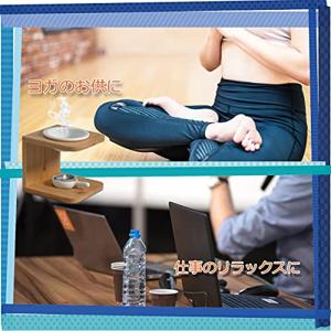 アロマポットアロマバーナー 茶香炉 木製 陶器...の詳細画像3
