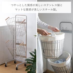 ステンレス スチール ランドリーバスケット 2...の詳細画像4