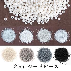シードビーズ 2mm 丸小 約20g入 グラスビ...の商品画像