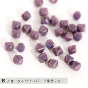 チェコビーズ バイコーンビーズ 4mm 約30...の詳細画像3