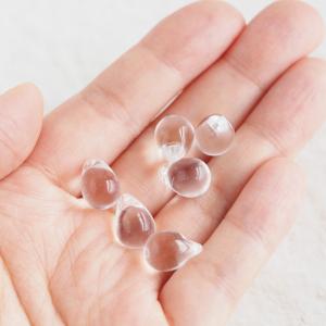 チェコビーズ ドロップ 10×14mm クリス...の詳細画像4