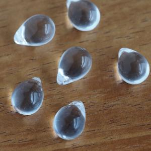チェコビーズ ドロップ 10×14mm クリス...の詳細画像5