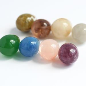 片穴アクリルドロップチャーム 18×13mm ...の詳細画像3