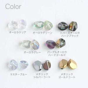 オーバルカットガラスビーズ 8×7mm 10個...の詳細画像1