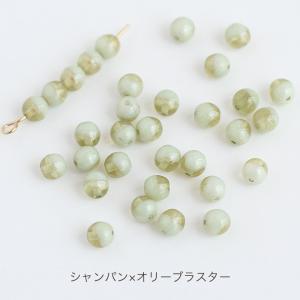 チェコビーズ ラウンド 4mm 約30個 チェ...の詳細画像3