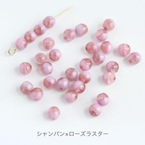 チェコビーズ ラウンド 4mm 約30個 チェ...の詳細画像4