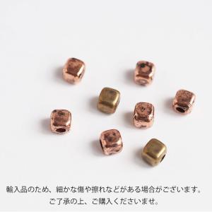 キューブ形 CCBビーズ ミックスカラー 約3...の詳細画像4