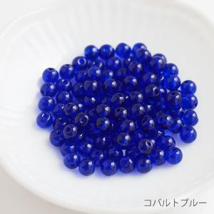 ガラスビーズ 丸玉 約4mm 約90個入 丸珠...の詳細画像2