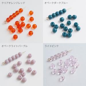 ガラスビーズ 丸玉 約4mm 約90個入 丸珠...の詳細画像4
