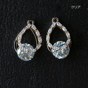 キュービックジルコニア ワンポイントドロップチ...の詳細画像5