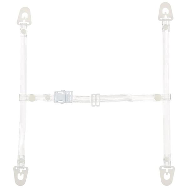 タニザワ ヘルメット用透明あご紐・耳紐（穴あき）セット 交換用 No.2型セット VPU-T16U ...