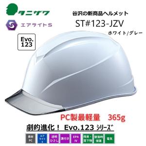 タニザワ エアライトS ヘルメット 透明ひさし/溝付/EPA4　ST#123-JZV(EPA)