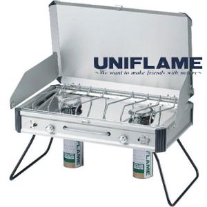 ユニフレーム ツインバーナー（US-1900） 610305 ツーバーナー CB缶使用 ストーブ/コ...