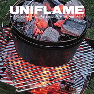 ユニフレーム ファイアグリル 683118 ヘビーロストル（ファイアグリル用） ダッチオーブン 大鍋...