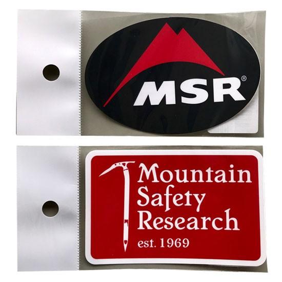 MSR ステッカー MSRsticker ロゴオーバルステッカー ヘジテイジステッカー