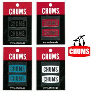 チャムス チャムスロゴエンボスステッカー CH62-1125 CHUMS Logo Emboss Sticker｜kompas