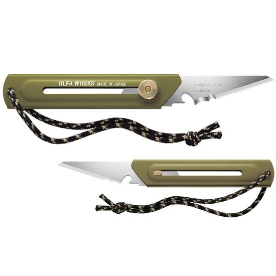 オルファワークス 替刃式ブッシュクラフトナイフ BK1 OW-BK1 アウトドアナイフ 替刃式ナイフ...