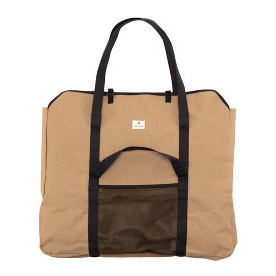 スノーピーク 焚火台LLコンプリート収納ケース ST-034BR 6号帆布製ケース 焚火台L用収納ケ...