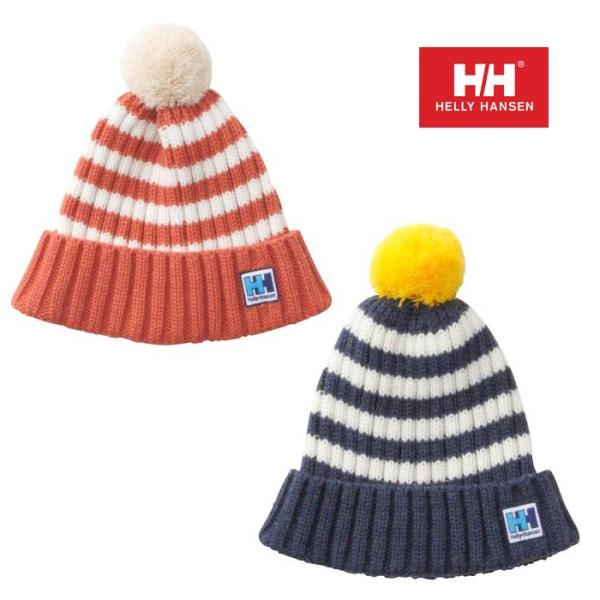 ヘリーハンセン ボーダーポンポンビーニー HCJ92354 キッズ／子供用 帽子 K Border ...