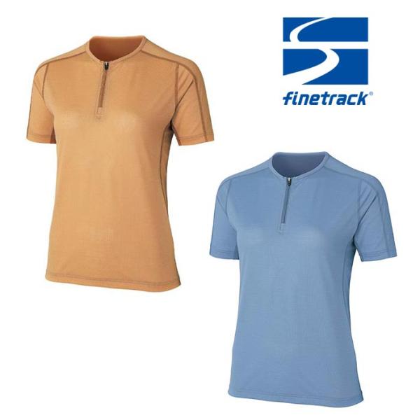 ファイントラック ウィメンズ ラミースピンエアジップＴ FMW0254 レディース/女性用 Tシャツ...