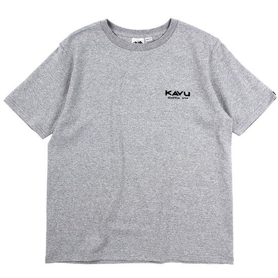 カブー メンズ マウンテンロゴ Tシャツ KAVU19821829 メンズ/男性用 Tシャツ ロゴテ...