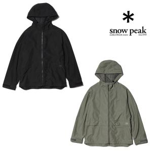 スノーピーク Light Mountain Cloth Zip Up Parka JK-24SU104 メンズ/男性用 パーカー ダブルジップ ベンチレーション 2024年春夏新作｜kompas