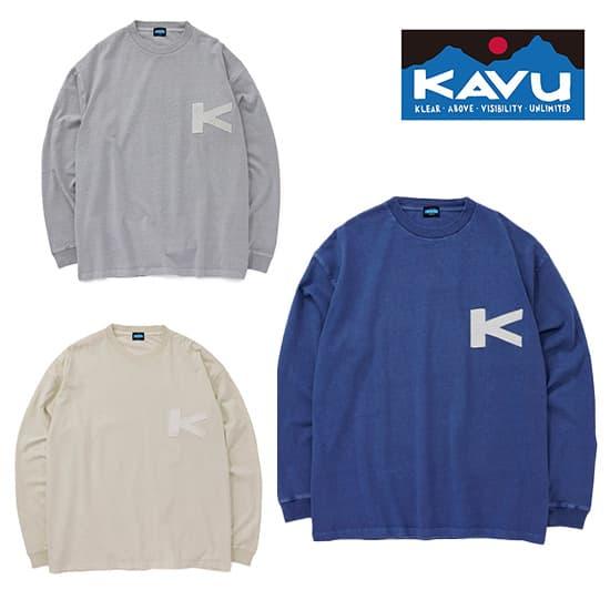 カブー ケーパッチ ロングスリーブTシャツ KAVU19822320 メンズ/男性用 長袖Tシャツ ...