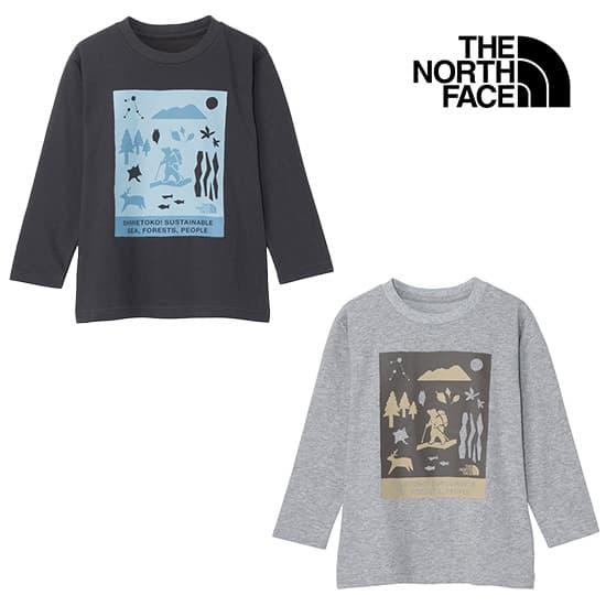 ザノースフェイス トドラーロングスリーブシレトコトコティー NTT82530ST キッズ/子供用 長...
